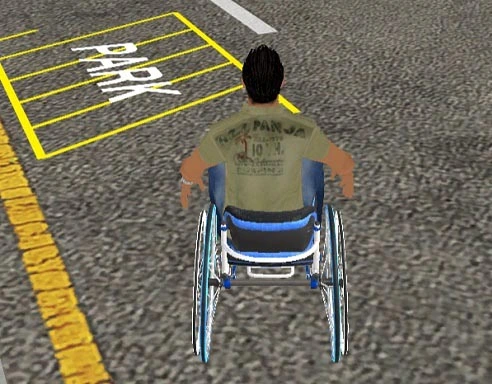 Wheel Chair Driving Simulator 🕹️ Play on Pezplay